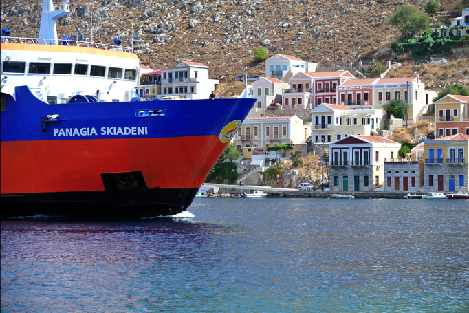 Rhodos '13 | Symi: Blick über die Bucht.