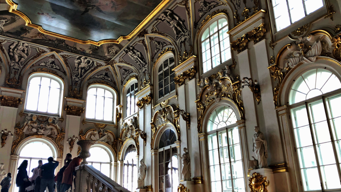 2018 | St. Petersburg | Eremitage | «Im Treppenhaus».