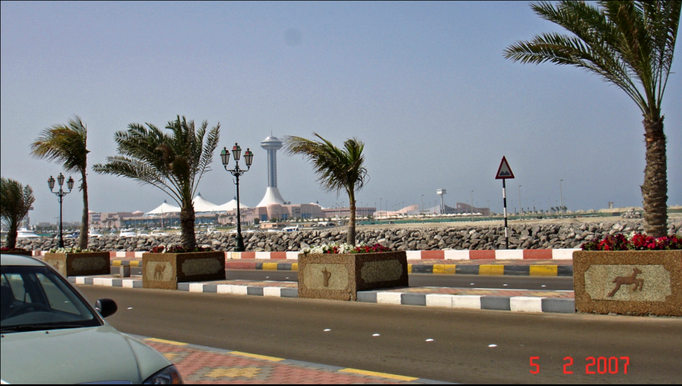 2007 | AbuDhabi City: «Corniche». Blick auf die «AbuDhabi Shopping Mall».