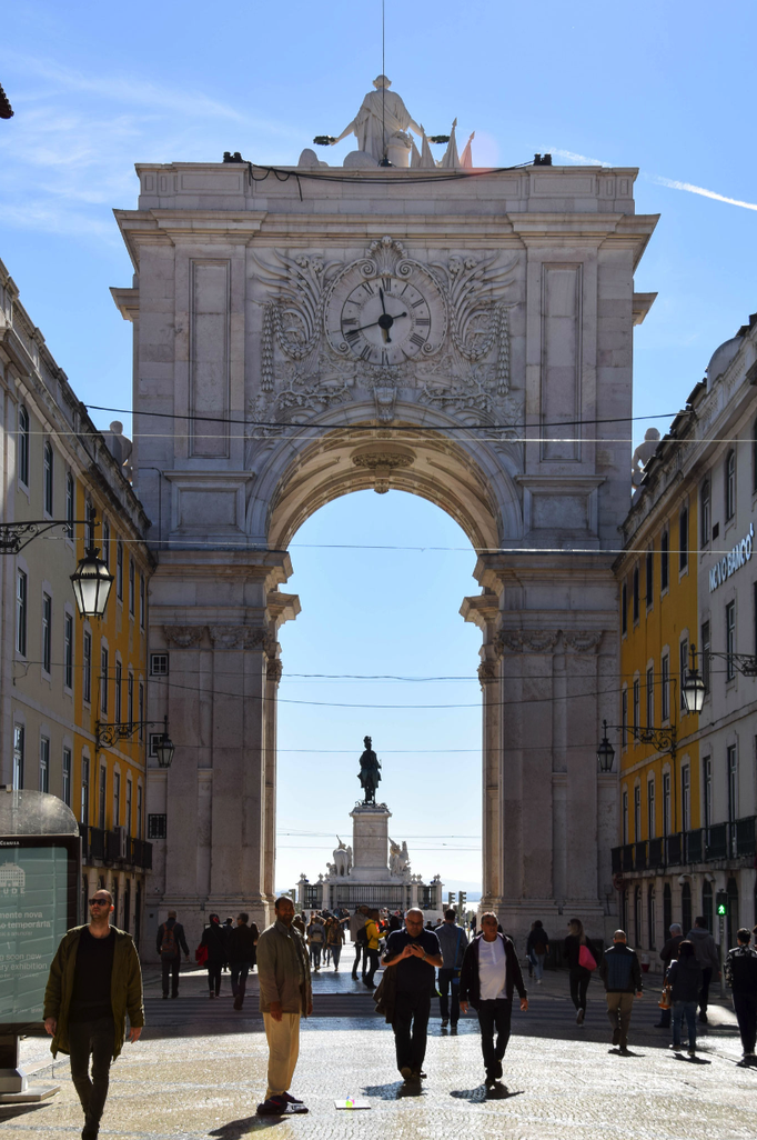 Lissabon '16 | Der «Arco da Rua Augusta» stellt den Eingang zur «Baixa Pombalina», der nach 1755 neu gebauten Innenstadt Lissabons, dar.