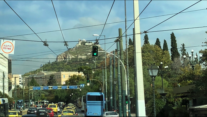 Athen '17 | Der Lykabettus ist der Stadtberg Athens. Mit seiner Höhe von 277 m ist er die höchste Erhebung im Stadtzentrum.