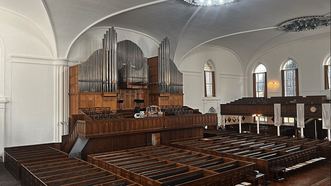 2023 | Kapstadt | «Groote Kerk»: Soll mit 5'917 Pfeifen Südafrika's grösste Orgel sein. Der Eindruck it enorm.