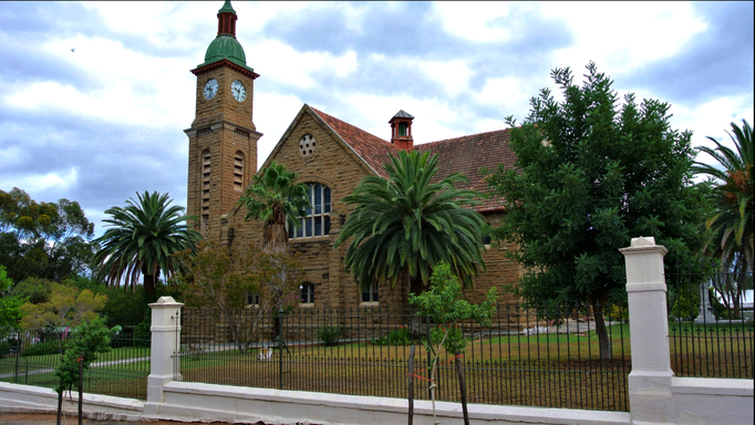 2013 | Südafrika | Calitzdorp: Kirche mit einer der besten Orgeln der Welt! Hier genoss ich die wohl schönste Konzertprobe mit dem weltberühmten Organisten Jean Marais Creil (Kriel).