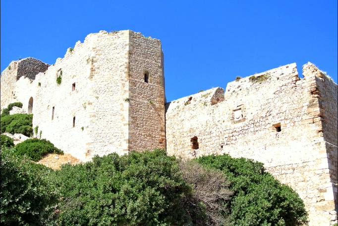 Rhodos '13 | «Kritinia Castle»: 1472 von Grossmeister Orsini auf byzantinischen Überresten erbaut.