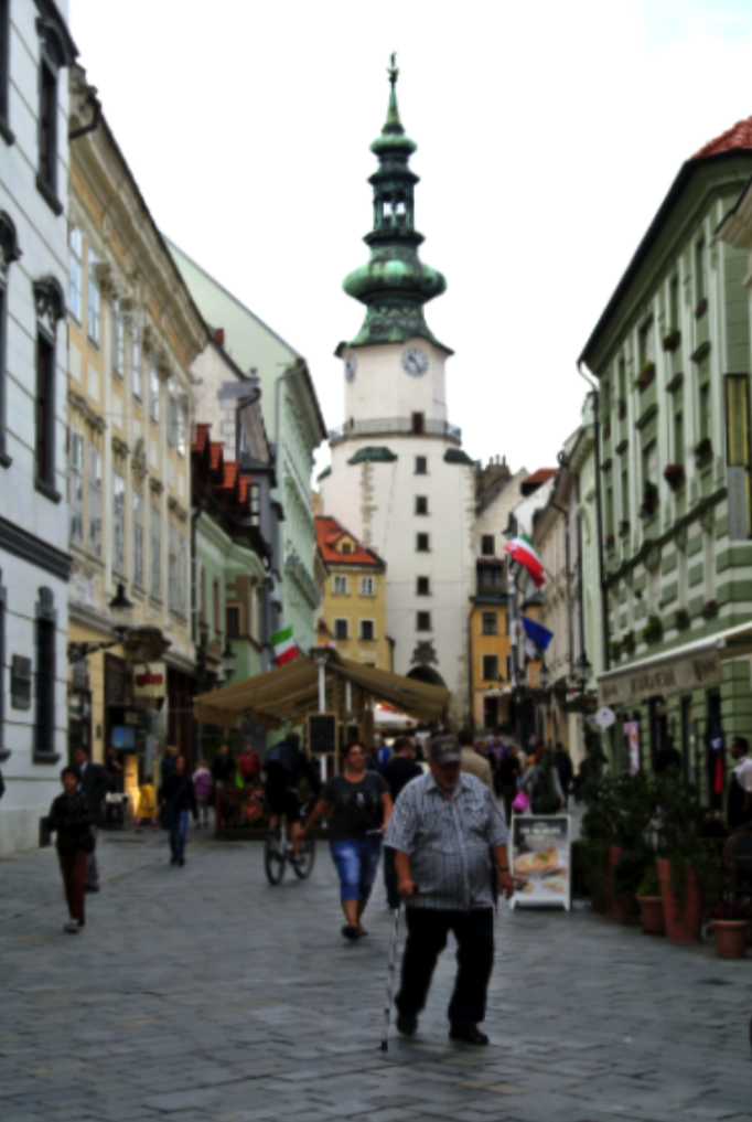 2013 | Fahrradtour Passau-Budapest-Passau, Bratislava: «Michaelertors».