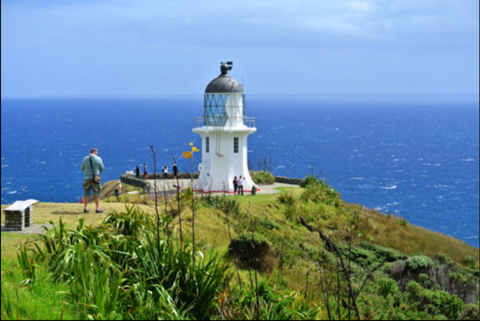 2014 | NZ Nordinsel | «Cape Reinga», Northland & Bay of Islands: Nördlichste Spitze Neuseelands. Hier treffen «Tasman Sea» & «Pacific Ocean» aufeinander.