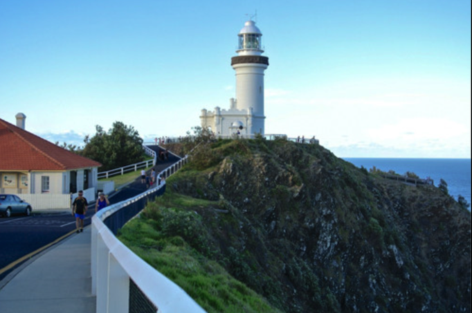 Australien '14 | Byron Bay, New South Wales: «Cape Byron Light». Der Leuchtturm, ein «Hingucker für Ausgucker».