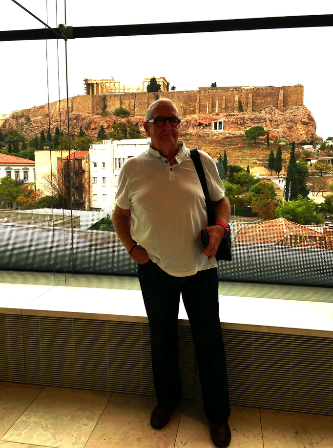 Athen '17 | Neues Akropolis-Museum: «Museums-Blick» auf die Akropolis.