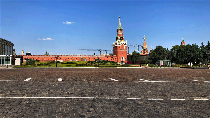 2018 | Moskau, Kreml: «Erlöserturm». 1490er Jahre. Architekt: Pietro Antonio Solari.