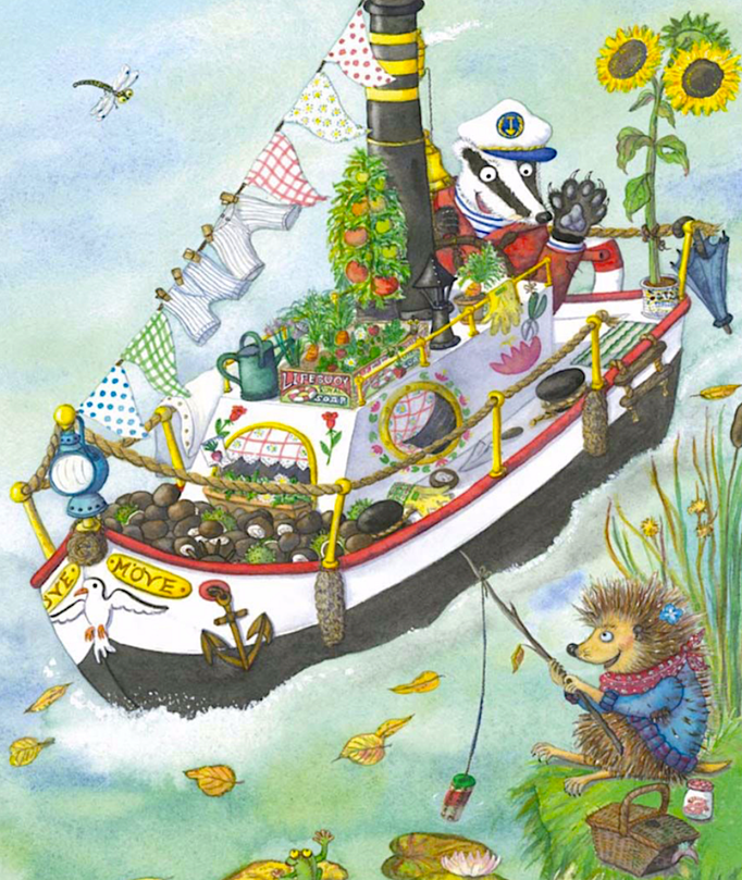 Illustration aus dem Bilderbuch von Doris Lecher