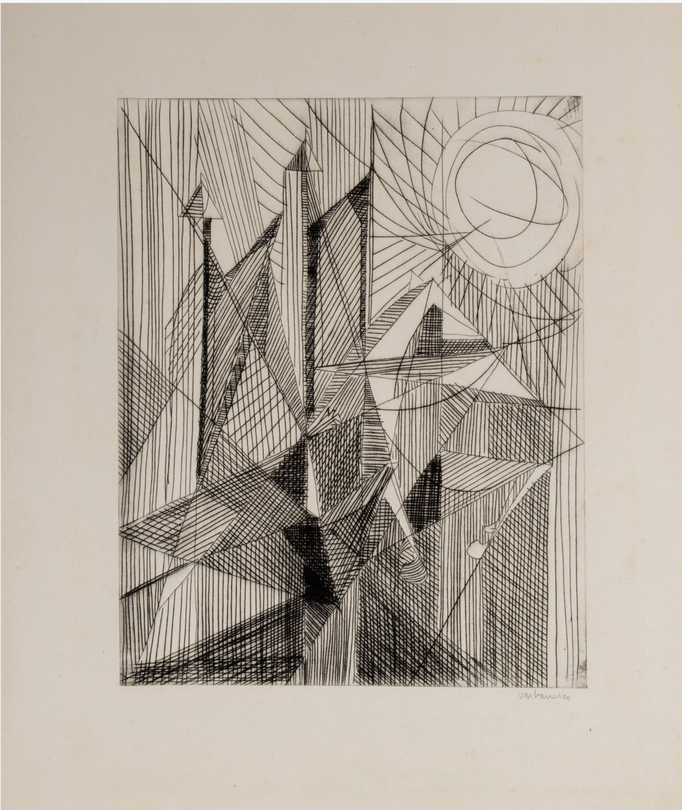 Varbanesco, Composition, eau-forte