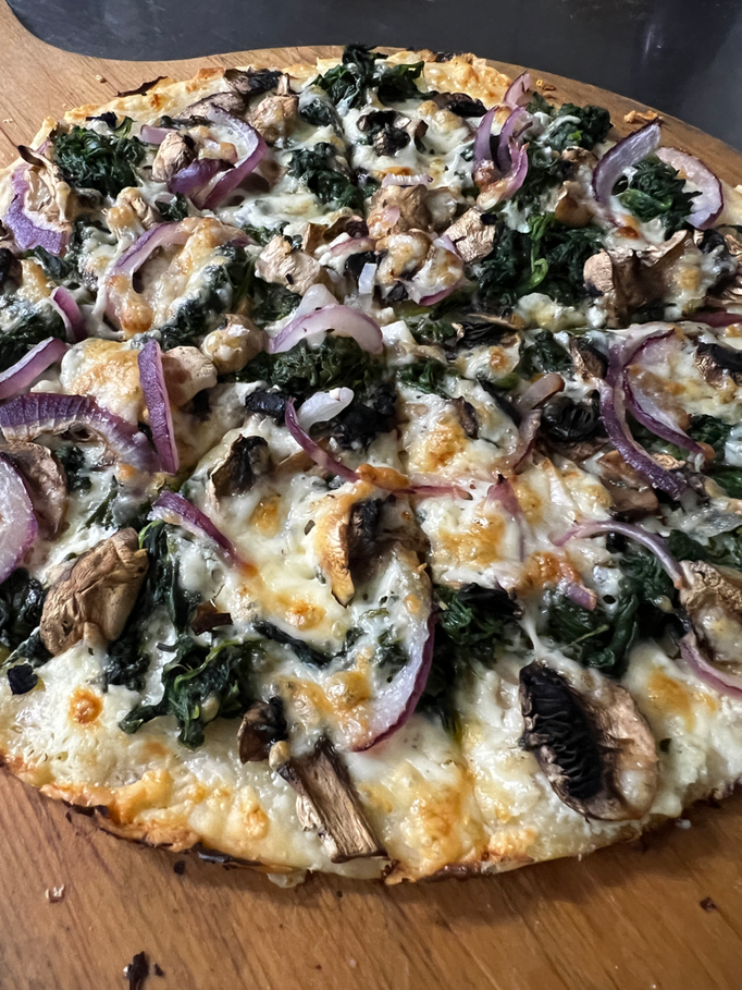 Flammkuchen aus dem Mittagstisch der Brasserie Rendezvous Hannover-Bothfeld