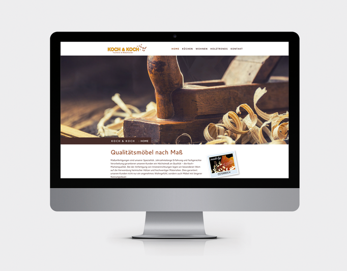 TISCHLEREI KOCH: Webdesign © by dunstdesign.at – www.tischlerei-koch.at