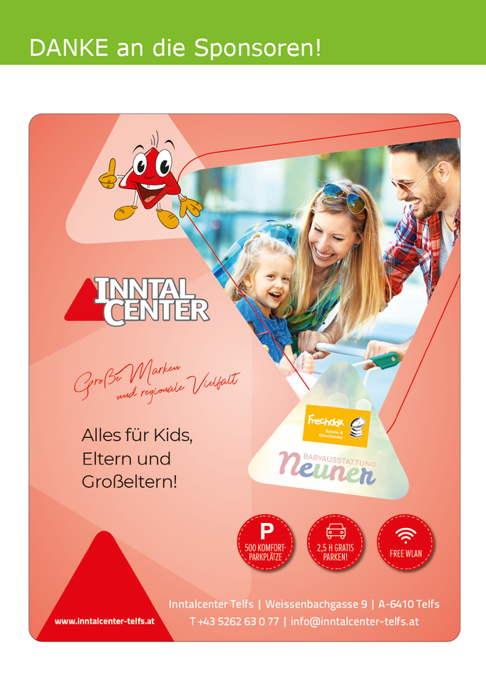 DANKE an die Sponsoren vom EKiZ Telfs