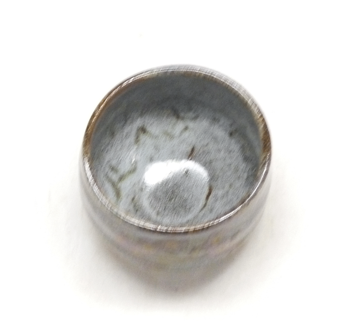九谷焼 抹茶碗 抹茶茶碗 茶道具 桜 ソメイヨシノ 志野 上からの図