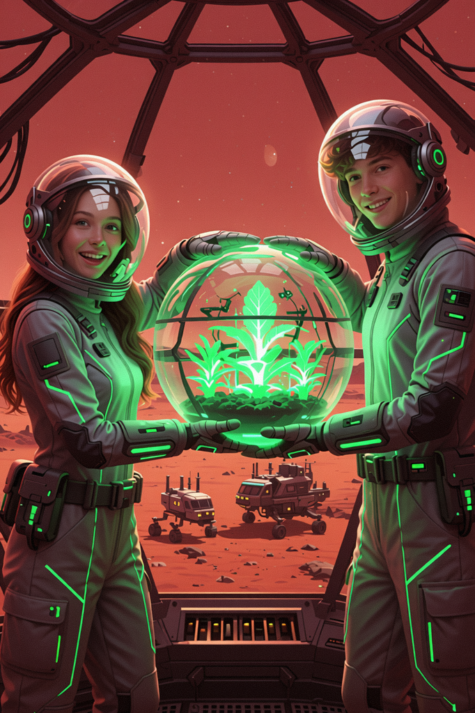 Halten Miniatur Gewächshaus Mars