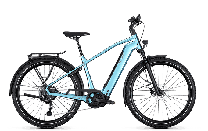 Endeavour 3 – Der Trekking-Allrounder: Gemacht für Pendelstrecken und Touren: robust ausgestattet, mit ergonomischen Touchpoints, pannensicherer Bereifung und zuverlässiger Motorunterstützung – sportlich und vielseitig zugleich. ©Kalkhoff