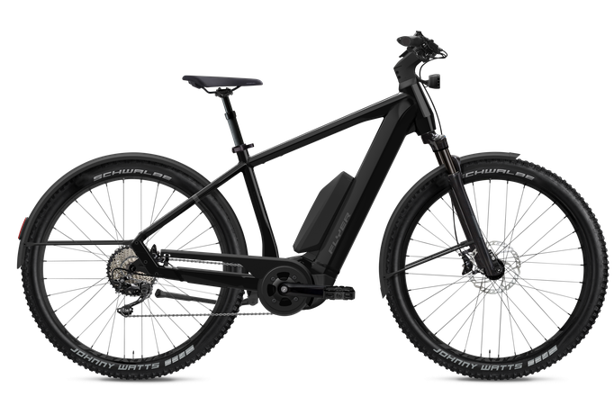 FLYER E-Bikes Upstreet 7.10 SE Gents RE Pearl Black Gloss