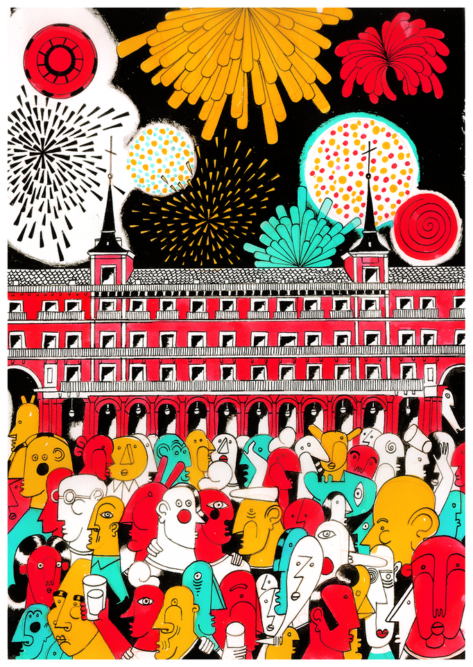 nocturno de la Plaza Mayor