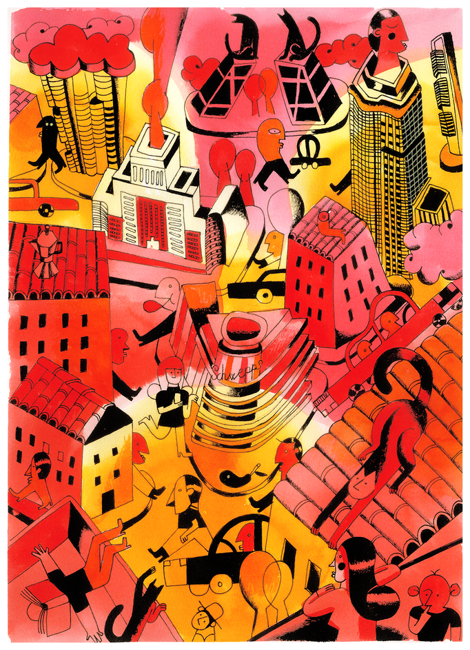 Madrid a vista de pájaro