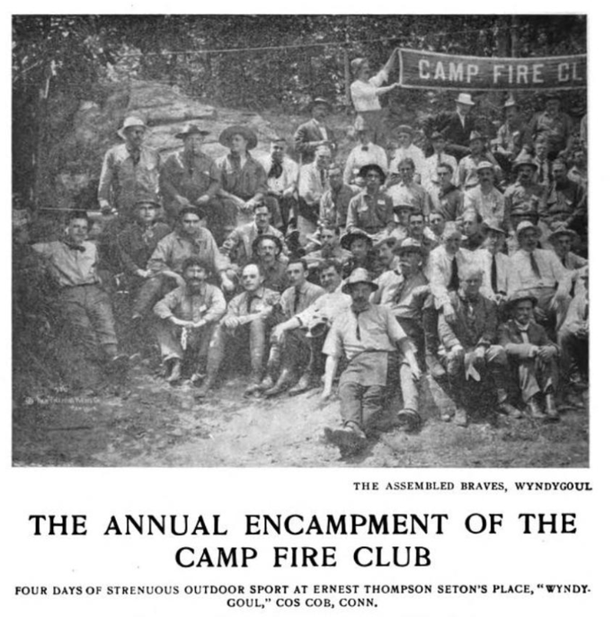 The Annual Encampment of the camp Fire Club
