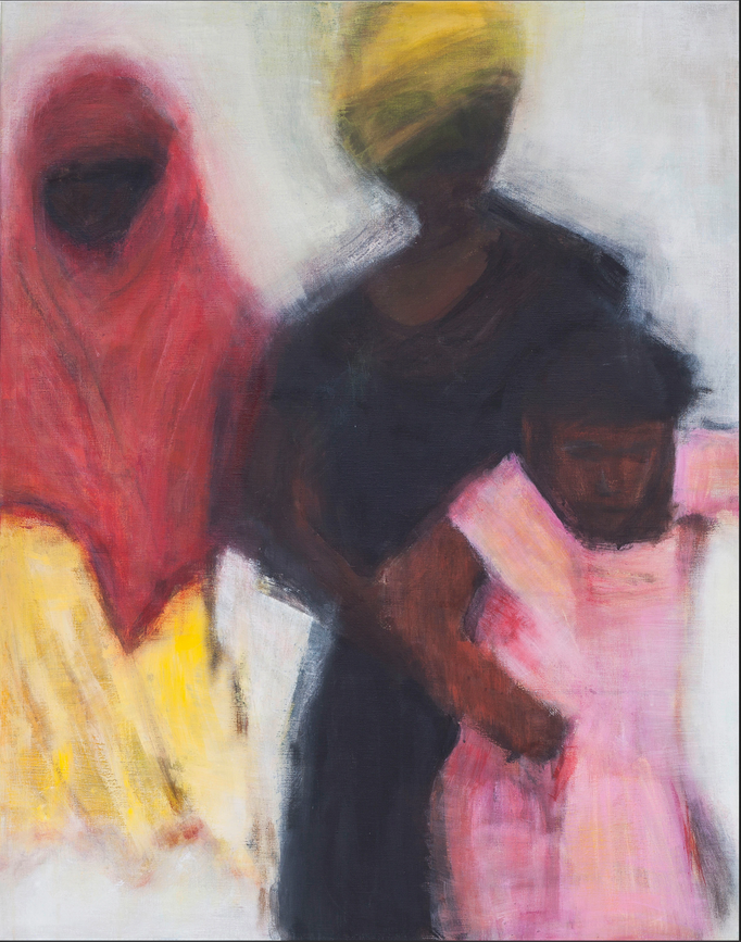 "Sansibar 1" Acryl, Pigment auf Leinwand 