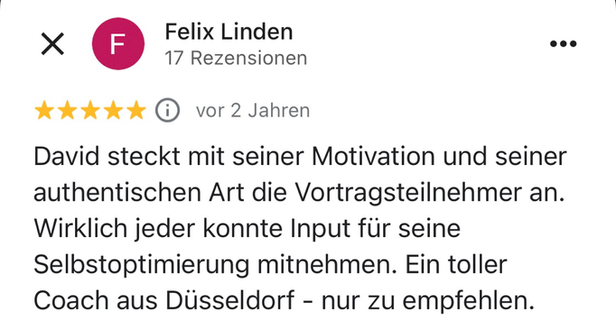 Kundenstimmen Leadership & Unternehmen | Erfolgsupdates.de