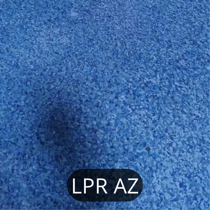 Lámina de plástico Reciclado "Color Azul"