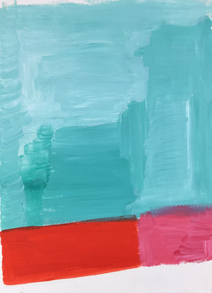(Acrylic on Paper) 