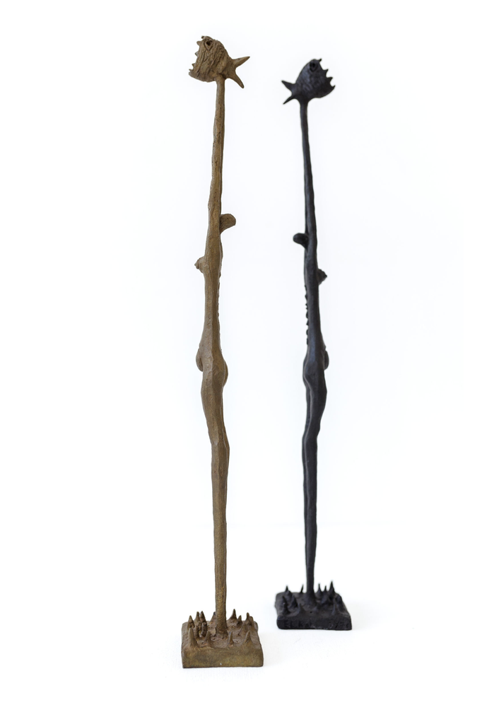 My Little Monster | The Fisherwomen series 2020 · bronze · 40 x 4 x 4 cm