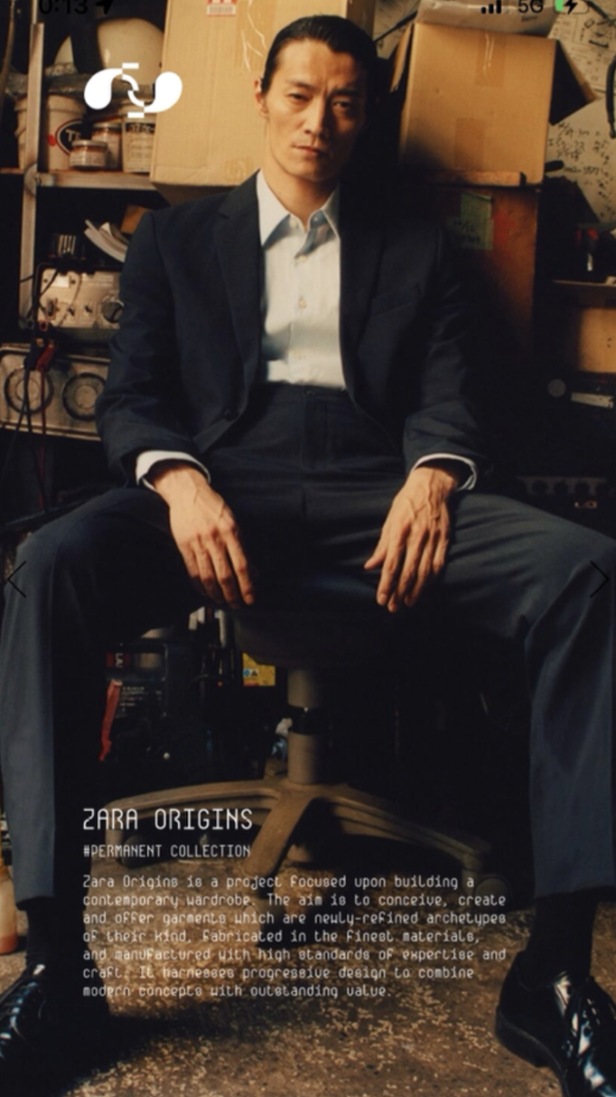 Zara Origins "Autumn in Tokyo"  World Campaign Movie and Collections. Photo by Jamie Hawkesworth 主演として出演させて頂きました。
