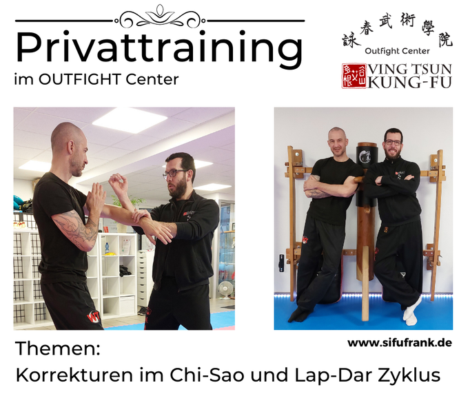 Privattraining Sifu Frank und Daniel Shaw