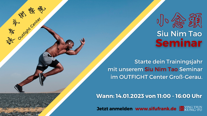 Ankündigung Siu Nim Tao Ving Tsun Seminar in Groß-Gerau