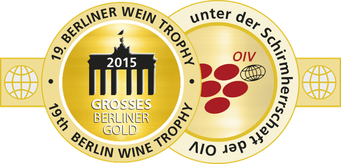 Jahrgang 2014: Goldmedaille, Berlin Wine Trophy 2015