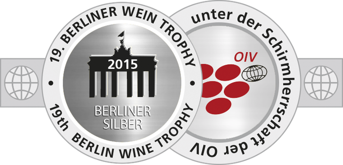 Jahrgang 2013: Silbermedaille, Berlin Wine Trophy 2015