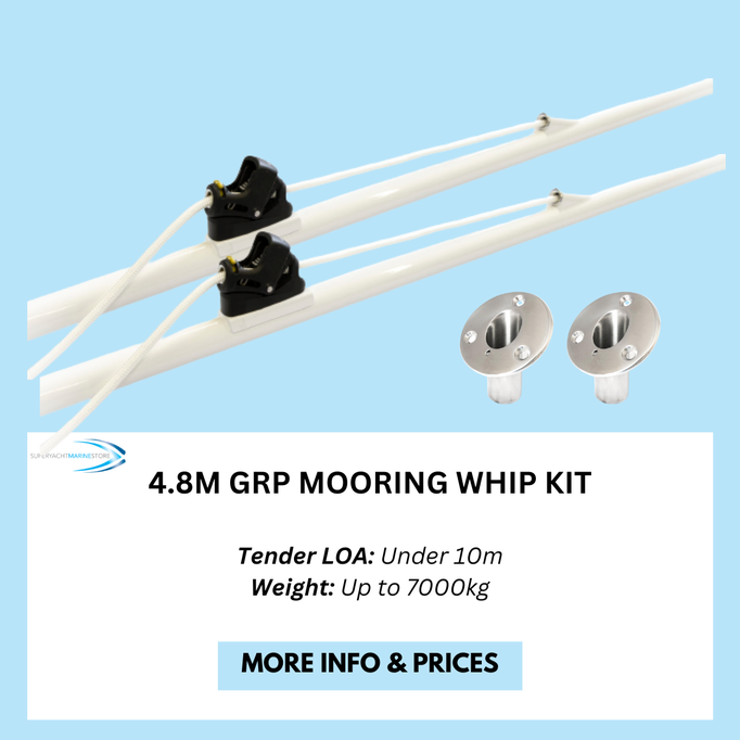 4.8m GRP Tender Mooring Whip Kit