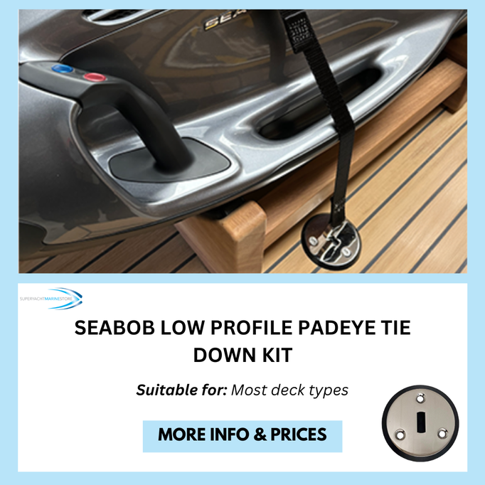 Seabob Low Profile Padeye Tie Down Kit