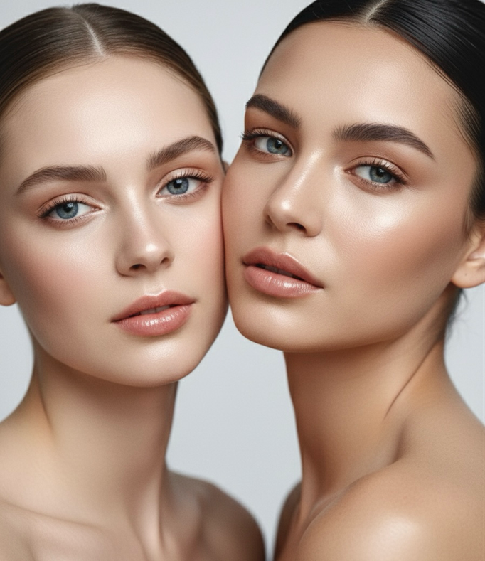 Hair & Make-up Artist für Editorial Beauty Shooting – präzises Make-up im Close-up