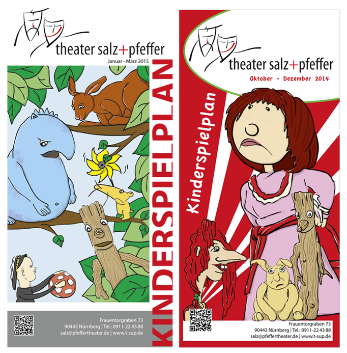 Illustration & Gestaltung  | Kinderspielplan Theater Salz+Pfeffer