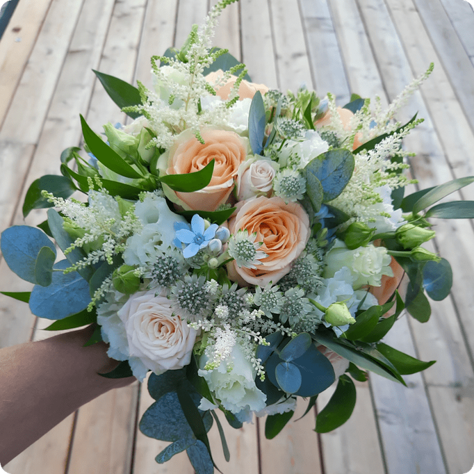 Ros'Arum_mariage_bouquet mariée_romatique et champêtre_fleuriste mariage_rumilly