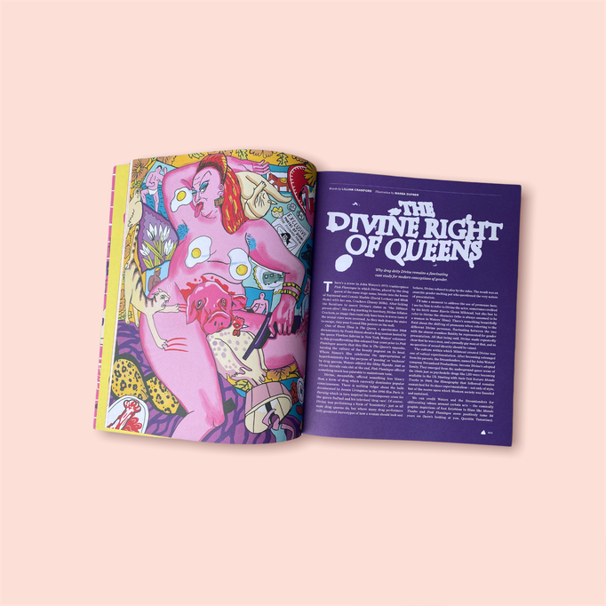 Illustration für das Little White Lies Magazin, 2022
