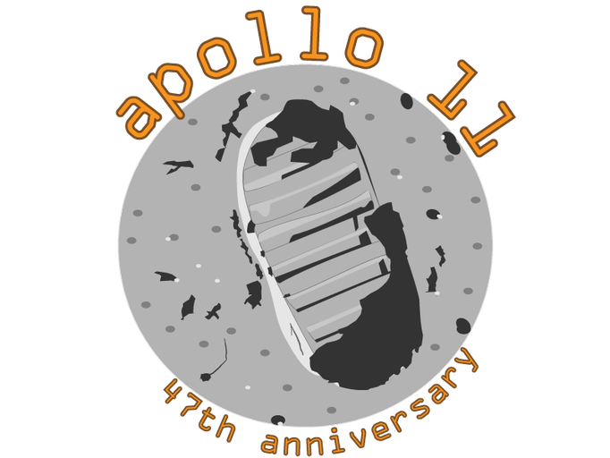 Apollo 11 47th anniversary design