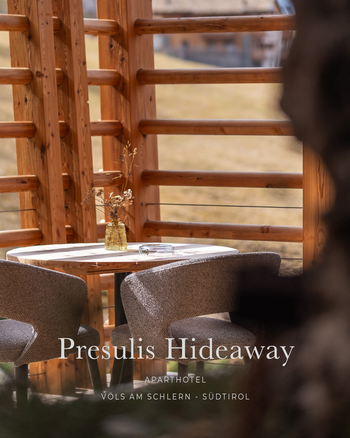 die schönsten Hotels in den Alpen: PRESULIS HIDEAWAY, Aparthotel, Völs am Schlern  - Südtirol/Italien #mountainhideaways
