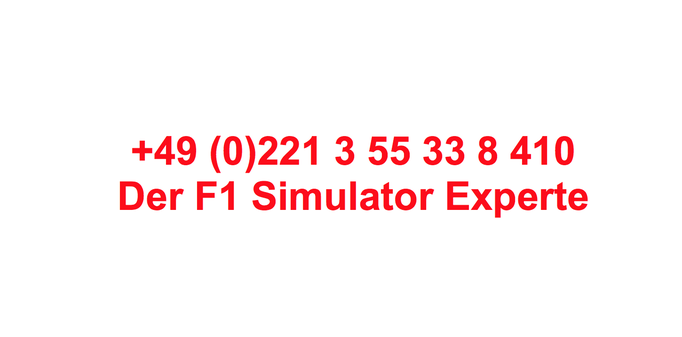 Formel 1 Simulator Verleih