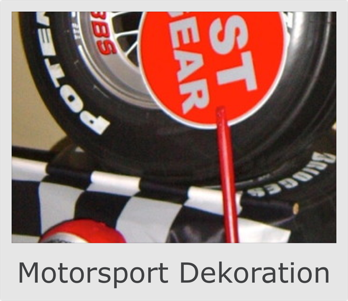 Motorsport Dekoration