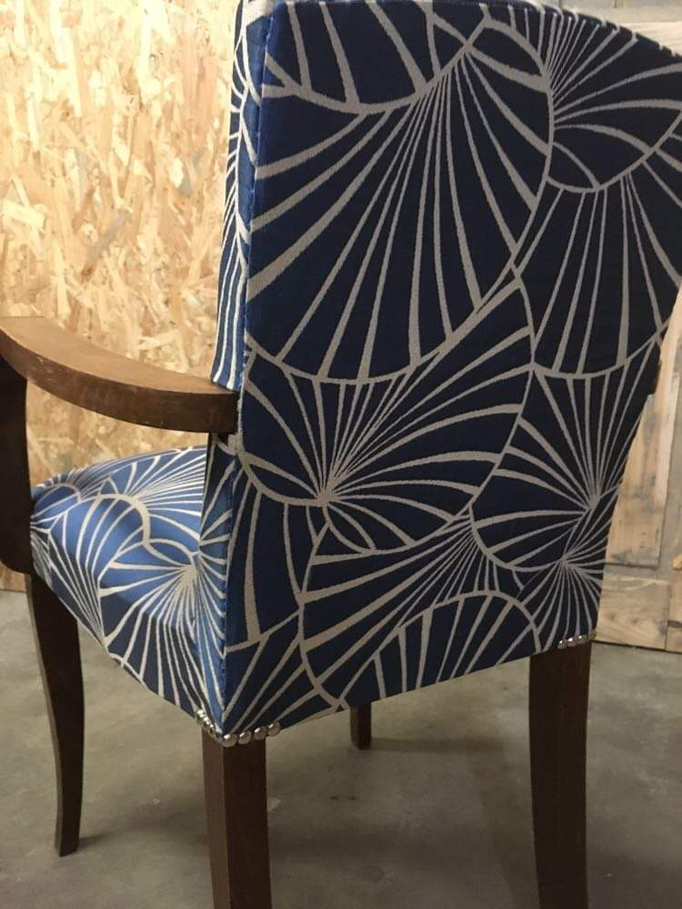 Bridge tissu bleu 