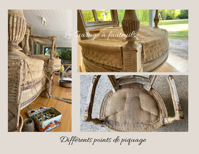 Restauration Fauteuil cabriolet style Directoire 