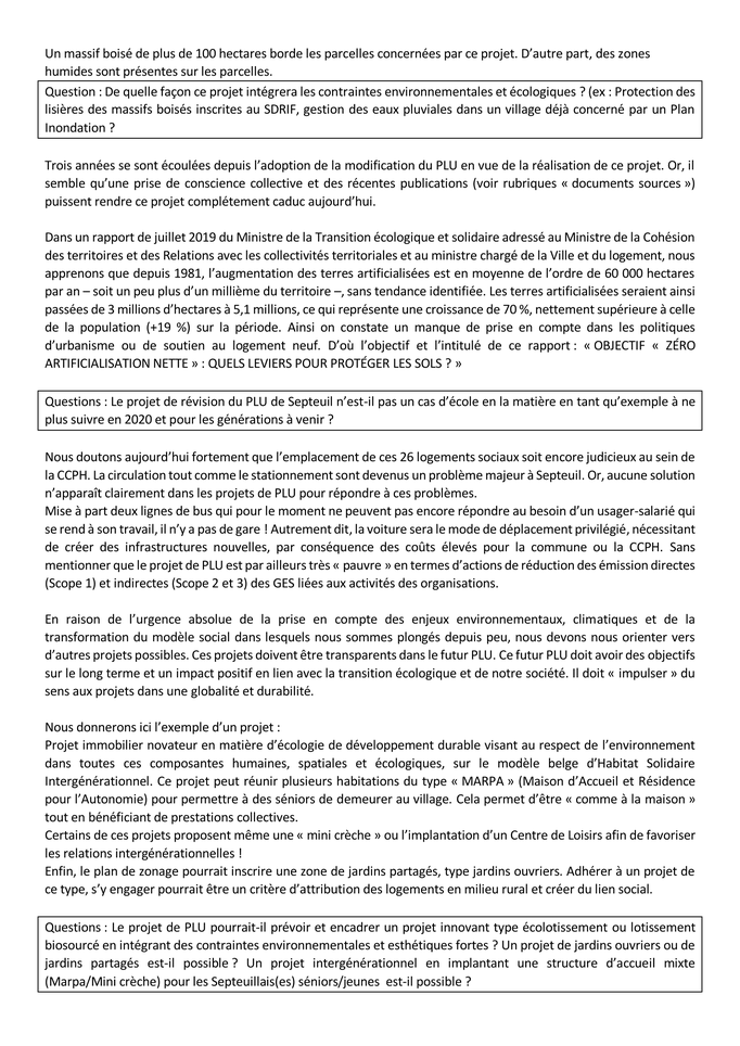 PLU Septeuil Enquete Publique 2