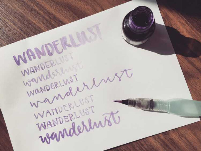 Letter Lovers Charmingletters: Lettering wanderlust in verschiedenen Stilen