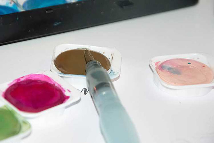 Letter Lovers sunnys_fotos: Anleitung Lettern und Zeichnen mit Feder und Wasserfarben